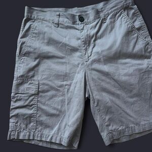 Columbia Men’s Cargo Shorts – Size 34 (Gray, 10” Inseam)